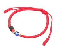 MUCKLILY Pulsera de Hilo Rojo Ajustable para Mujer Pulsera de Muñeca Nudo de Mal de Ojo Brazalete Estético de Hilo Trenzado para Protección y Estilo Moderno