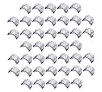 MUCKLILY Redecillas Cabello 100 Piezas Talla Única Malla Elástica Invisible Para Moños Profesionales Uso Peluquería y Cuidado Personal