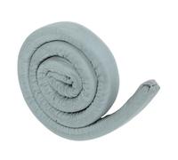 MUCKLILY Relleno para Grietas de Cama Tamaño Queen, Almohada de Cuña Triangular de Tela Gris, Espuma Suave para Huecos entre Cabecero y Colchón, Complemento para Dormitorios y Salas,