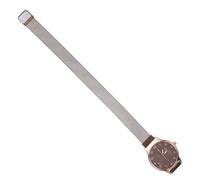 MUCKLILY Reloj de Pulsera Correa de Cuero PU Elegante y Cómodo Color Café, Diseño de Estrella de Cinco Puntas para Mujer para Todas Las Ocasiones
