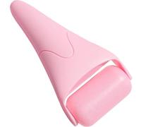 MUCKLILY Rodillo Frío Facial Rosa Diseño Ergonómico de Cintura Pequeña, Masaje Manual para Ojos y Rostro Que Ayuda a Absorber Productos y Cuidar la Piel Vida Diaria