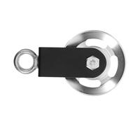 MUCKLILY Rueda de Polea Giratoria para Máquina de Gimnasio en Casa, Aleación de Aluminio, Estructura Compacta, Capacidad de Carga Alta, Accesorio para Cable de Tracción