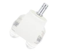 MUCKLILY Rueda Giratoria de Silla de Oficina 2 Pulgadas Rueda Doble Transparente de Poliuretano Resorte Silenciosa y Resistente para Muebles y Sillas de Escritorio