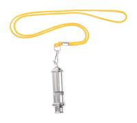 MUCKLILY Silbato de Supervivencia para Entrenamiento de Palomas y Perros, Acero Inoxidable Plateado, Portátil y Resistente, Adecuado para Adiestramiento y Actividades al Aire Libre