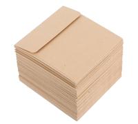 MUCKLILY Sobres de Papel Kraft Pequeños 100 Unidades Sobres para Tarjetas y Notas Paquetes de Archivo y Monedas para Oficina y Uso Escolar Adecuado para Organizar y Enviar Documentos