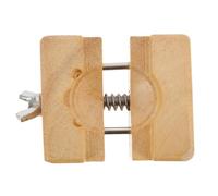 MUCKLILY Soporte De Madera Ajustable para Relojes Prensa Útil para Reparación Abrazadera Fijadora Versátil para Relojeros y Joyeros