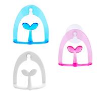 MUCKLILY Soporte para Estropajos Ventosa 3 Piezas Rejilla para Escurrir Esponjas de Plástico Resistente Color Aleatorio Organizador de Cocina y Baño Adecuado para Aleatorio