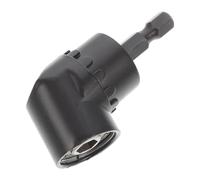 MUCKLILY Taladro Atornillador Angular de 105° Accesorio de Broca Angular de Acero Cromo Vanadio Negro para Taladros Eléctricos y Llaves de Vaso Uso Manual