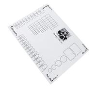 MUCKLILY Tapete de Silicona para Estampación de Uñas 1 Unidad Tamaño Mediano Flexible para Prácticas de Manicura Guía de Pegatinas y Patrón E Protector de Mesa Resistente y Fácil Limpieza