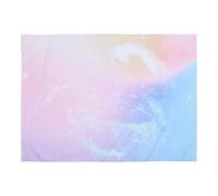 MUCKLILY Tapiz Fondo Fotográfico de Tela Multicolor Diseño de Nubes y Arcoíris Resistente Reflejos para Bodas Fiestas y Sesiones de Fotos de San Valentín