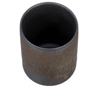 MUCKLILY Taza de Cerámica Retro Esmalte Dorado, Taza Práctica para Café y Té Kung Fu, 350 Ml, Color Hierro Oxidado, Adecuado para Hogar y Oficina