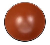 MUCKLILY Tazón de Cerámica Antiadherente Retro de 12 CM Resistente a Golpes Color Tierra Cuenco para Ramen Casero y Sopa Adecuado para Hogar y Restaurante Apto para Uso Diario