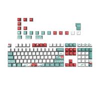 MUCKLILY Teclas de Plástico Duradero Pbt 129 Piezas para Teclado Mecánico Xda Altura Diseño Coral Marino Juego de Teclas para Teclado Gaming Mecánico