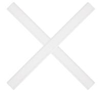 MUCKLILY Tiras de Repuesto de Goma para Escobilla de Ventana Silicona Flexible 25 CM Color Blanco Accesorio de Reemplazo para Limpiacristales Pack de 2 Unidades Limpieza y Duradera