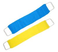 MUCKLILY Toalla Exfoliante De Baño Doble Cara Para Masaje y Limpieza Profunda Pulidor Corporal Natural Para Hombre y Mujer Depurador De Espalda Resistente Con Diseño Color Aleatorio