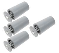 MUCKLILY Topes de Persiana Enrollable 4 Piezas Gris Plástico Resistente Tope de Seguridad para Ventanas Repuestos Hogar Fácil Instalación