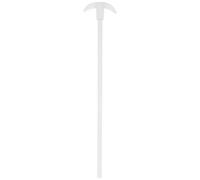 MUCKLILY Varilla Agitadora con Resistencia Química para Laboratorio de Ptfe y Superficie Antiadherente, Pala de Color Claro para Análisis de Datos y Síntesis Orgánica