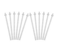 MUCKLILY Varillas del Botón de Descarga del Inodoro 12 Piezas Varillas de Asistencia para Botón Pulsador Plástico Resistente Extensión Ajustable para Partes del Inodoro Repuestos para