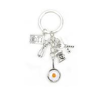 MUCOOS Elegante Llavero Con Diseño De Hornear, Lindo Mini Llavero Con Etiqueta de Alimentos, Regalos Para Familia Y Amigos, Pequeños Alimentos Para Mujeres, Regalos De Hornear Y Cocinar, Colour3, S