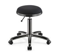 MUCSAH Taburetes, Taburetes de Taburetes en Ruedas, Taburete Giratorio Ajustable Ajustable Taburete con Barra de Silla para Cocina, Salón, Bar, Oficina, Masaje, Clínica/Gramo