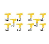 Mucshim 10 unids Reversible Airless Spritz Boquillas de pulverización de pintura Airless pulverizador boquilla pulverizador piezas de la máquina de pulverización (211 313 415 517 619)