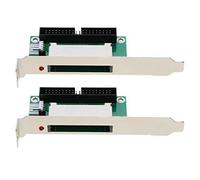 Mucshim 2 tarjetas compactas de 40 pines para convertidor IDE de 3,5 pulgadas, adaptador Pci para pared posterior de pinza
