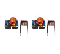Mucshim 2 x 12 V 120 W Mini ZVS de inducción placa de calefacción Flyback controlador calefacción DIY estufa + bobina de encendido