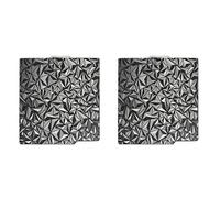 Mucshim 2 x Impresora 3D PEO PET placa de construcción para impresora 3D X1/X1C/X1E/P1P/P1S/A1, PEO+superficie PET de fibra de carbono 257 x 257 mm