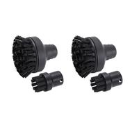 Mucshim 2 x para SC1 SC2 SC3 SC4 Cepillo de limpieza redondo grande para limpiador a vapor, adaptador de cabezal principal