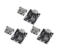 Mucshim 3 convertidores USB tipo C 5 V 2 A Boost Converter Step-Up Power batería de litio placa de protección placa de cargador DIY sin soldadura