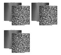 Mucshim 3 x impresora 3D PEO PEO PET placa de construcción para impresora 3D X1/X1C/X1E/P1P/P1S/A1, superficie PEO+fibra de carbono PET 257 x 257 mm