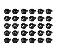 Mucshim 30 Piezas 2025 2032 CR2016 Botón Celda Botón Batería Titular Socket - Negro