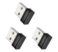 Mucshim 3X Mouse Jigglers Mover, No Detectable, Coctelera automática de puerto USB Wiggler para ordenador portátil, mantiene el ordenador despierto, movimiento del ratón, negro