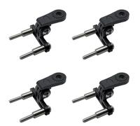 Mucshim 4 adaptadores de soporte para faros de bicicleta para rueda delantera de luz LED