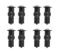 Mucshim 4 asientos de inodoro TOP FIX asiento bisagra agujeros fijación buena tuerca tornillo goma regreso a pared par