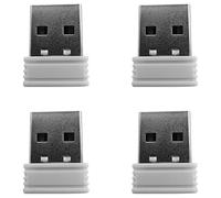 Mucshim 4 x Movers Mouse Jigglers Mover, No Detectable, Coctelera automática de puerto USB para ordenador portátil, mantiene el ordenador despierto, movimiento del ratón,