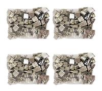 Mucshim 400 soportes de mecha de metal para mechas de madera