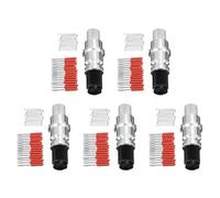 Mucshim 5 soportes para camafeo Graphtec CB09 Silhouette + 75 cuchillas de vinilo para plóter 45 grados