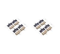Mucshim 8 pares de pastillas de freno para bicicleta Hope DH4 E4 y M755 pinza Sport EX, resina