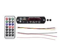 Mucshim Bluetooth 5.0 Mp3 decodificador placa DC 5 V 12 V Auto FM módulo de radio soporte TF USB Aux para coche teléfono