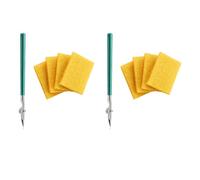 Mucshim Juego de 2 lápices de regla artísticos, lápiz líquido para enmascarar con 8 gomas de borrar para aplicar enmascaramiento de trabajos de tuberías de fluidos