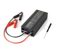 Mucshim Lifepo4 - Cargador de batería de litio para coche, carga rápida, 12,6 V, adaptador de alto rendimiento, enchufe europeo