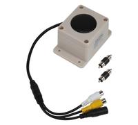 Mucshim Micrófono altavoz para cámara de vigilancia al aire libre, resistente al agua, para cámara IP, grabación de audio, vías, radio interphone