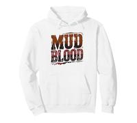 Mud Blood Country Rural Outdoor Lifestyle Bold Identity Life Sudadera con Capucha