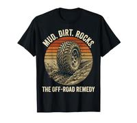 Mud Dirt Rocks The Off-Road Remedy - Neumático Vintage 4x4 Camiseta