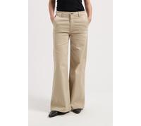 Mud Jeans Chelsea Mid Loose - Sand Sand Talla: W31L32 | Pantalones Anchos Outlet | Mujer | Marrón