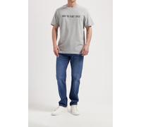 Mud Jeans Robin Tee Heather Grey Talla: XXS | Camisetas de Seda Outlet | Unisex | Gris