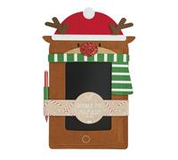 Mud Pie Almohadilla de dibujo de reno navideño para niños