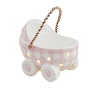 Mud Pie Bañera de ducha con luz rosa para niños