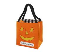 Mud Pie Bolsa de dulces para niños con luz LED para golosinas, calabaza
